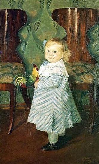 Boris Kustodiev The Artist's Daughter, Irina Germany oil painting art